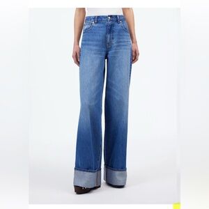 Madewell superwide-leg jeans in 24 petite